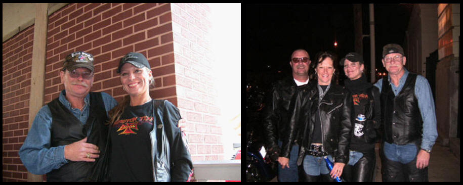 Joe Panell with bikers